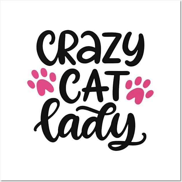 crazy cat lady Wall Art by kakimonkey